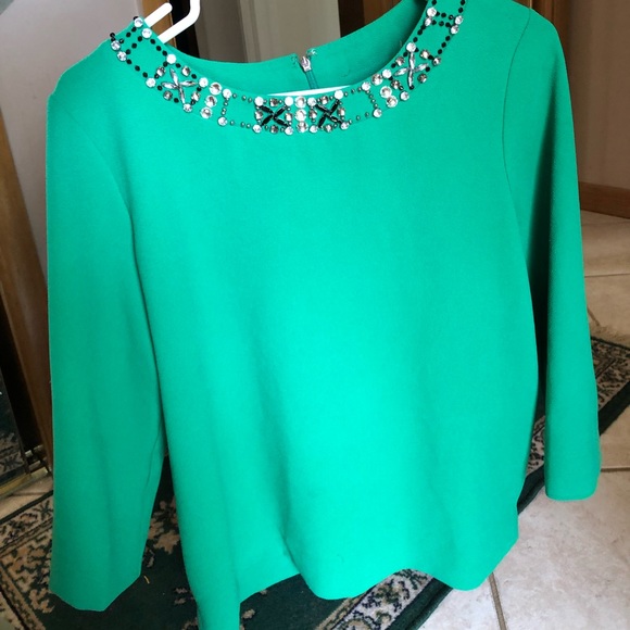 Karl Lagerfeld Jeweled Shirt - Picture 1 of 4